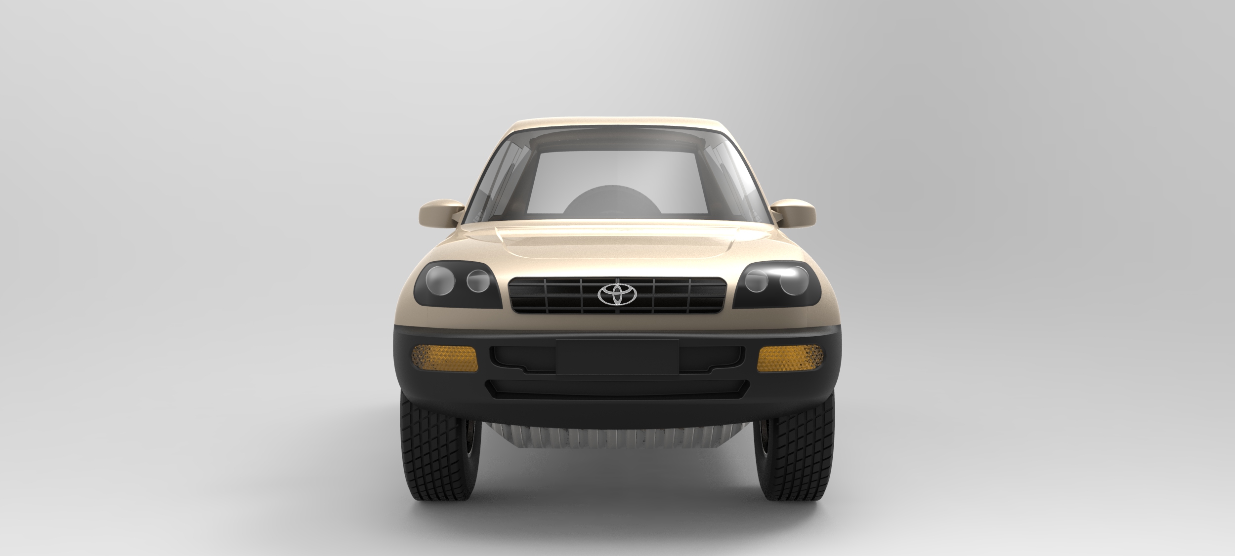 本田Toyota rav4休闲越野车模型3D图纸 SolidWorks2014设计